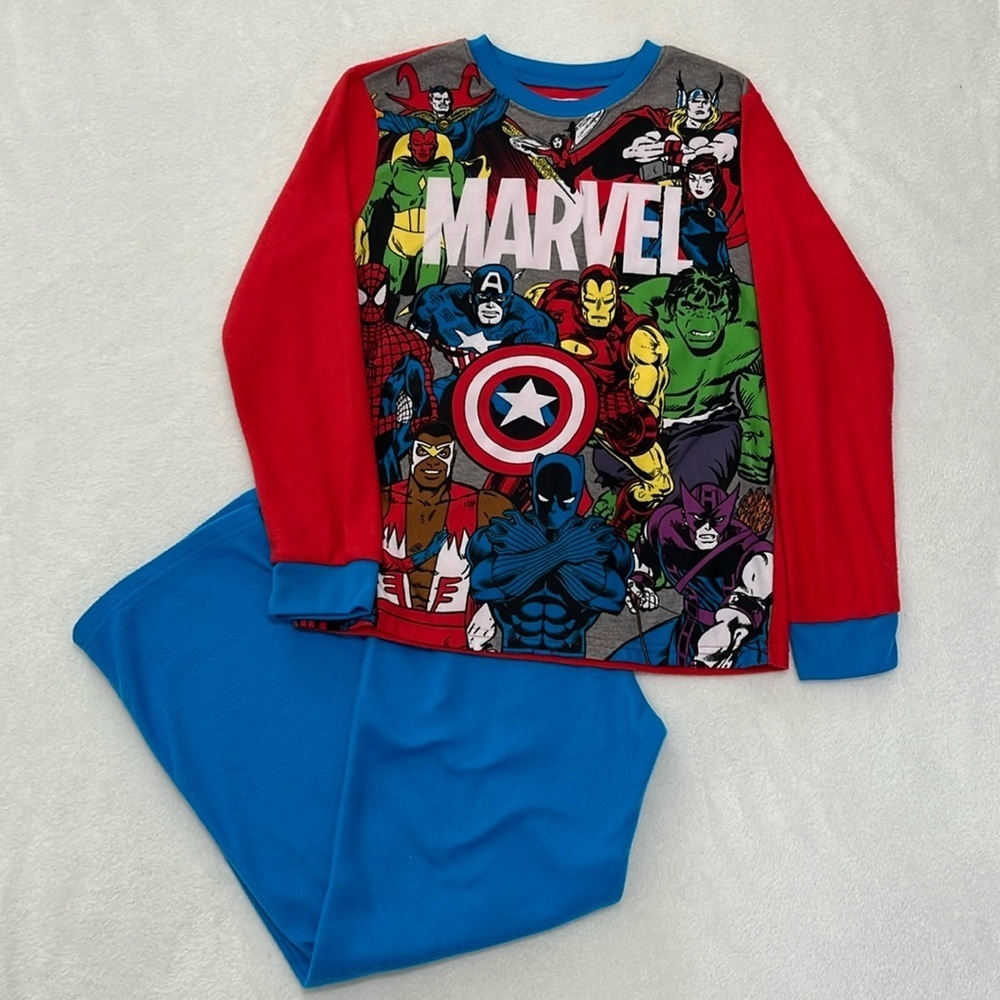 Marvel Boy’s Fleece Pajama Set Size 10/12